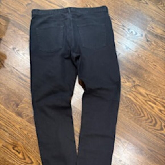 EUC  H & M Men's slim fit black denim pants sz 34 - Picture 4 of 6